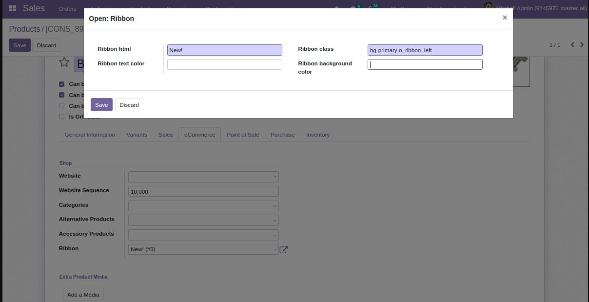 Quản lý bán hàng odoo 15