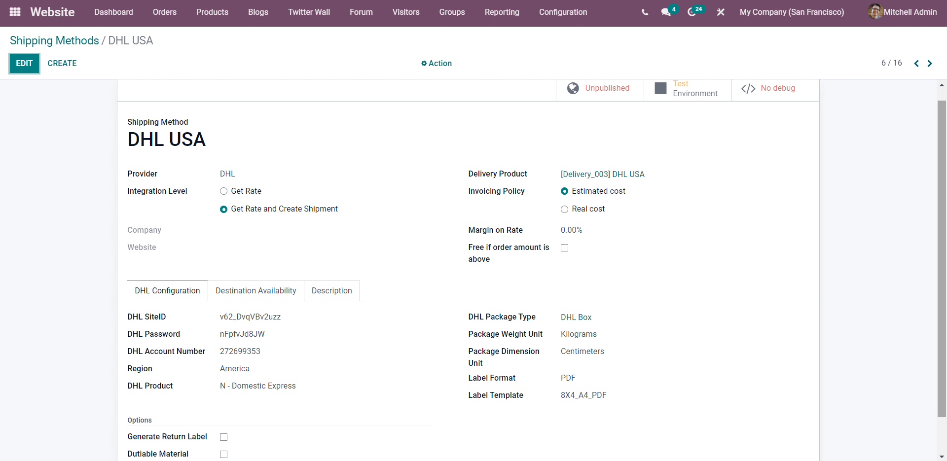 Odoo 15 eCommerce