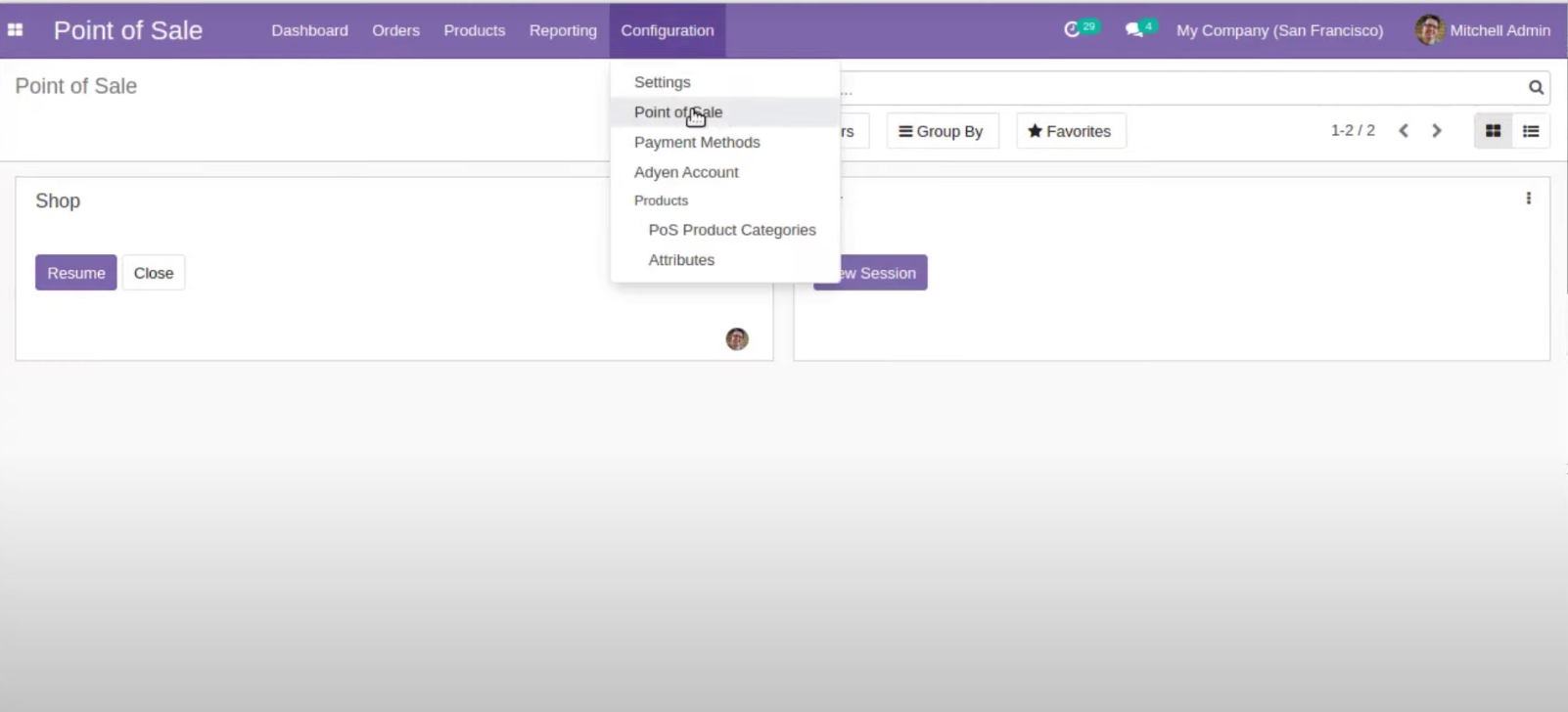 Những tính năng mới trên mô-đun POS