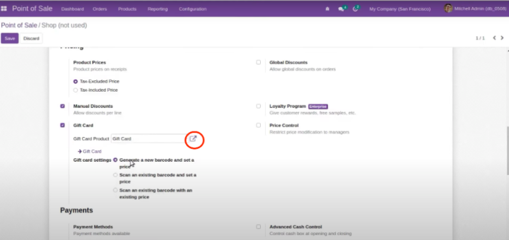 Những tính năng mới trên mô-đun POS