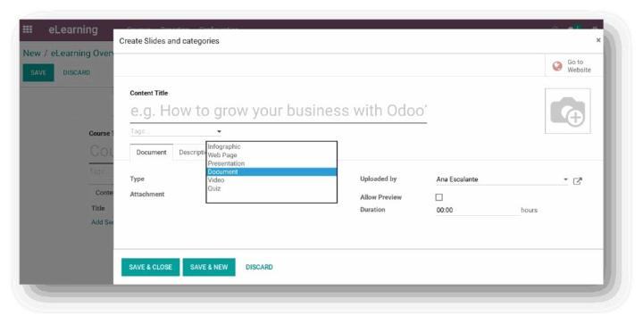 Cách tạo nền tảng Odoo eLearning Cách tạo nền tảng Odoo eLearning