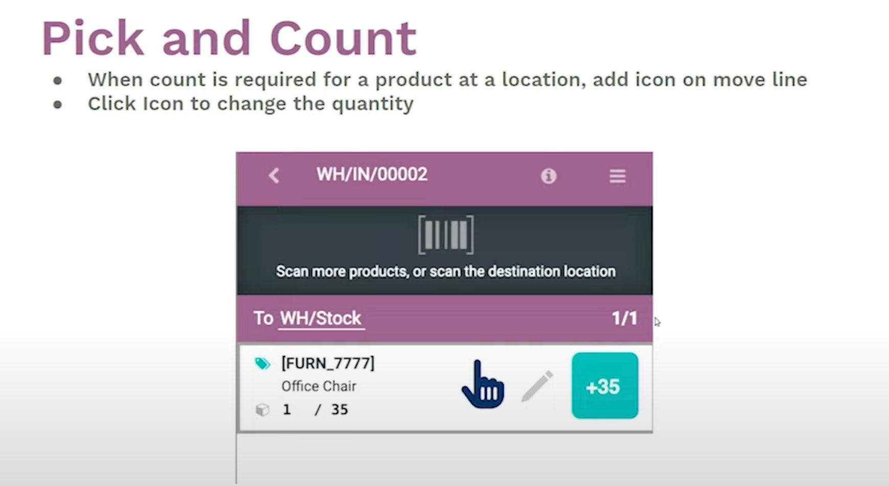 Tính năng mới trong module quản lý kho Odoo 16