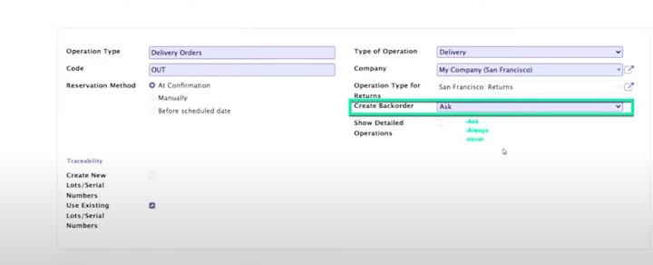 Tính năng mới trong module quản lý kho Odoo 16