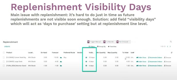 Tính năng mới trong module quản lý kho Odoo 16