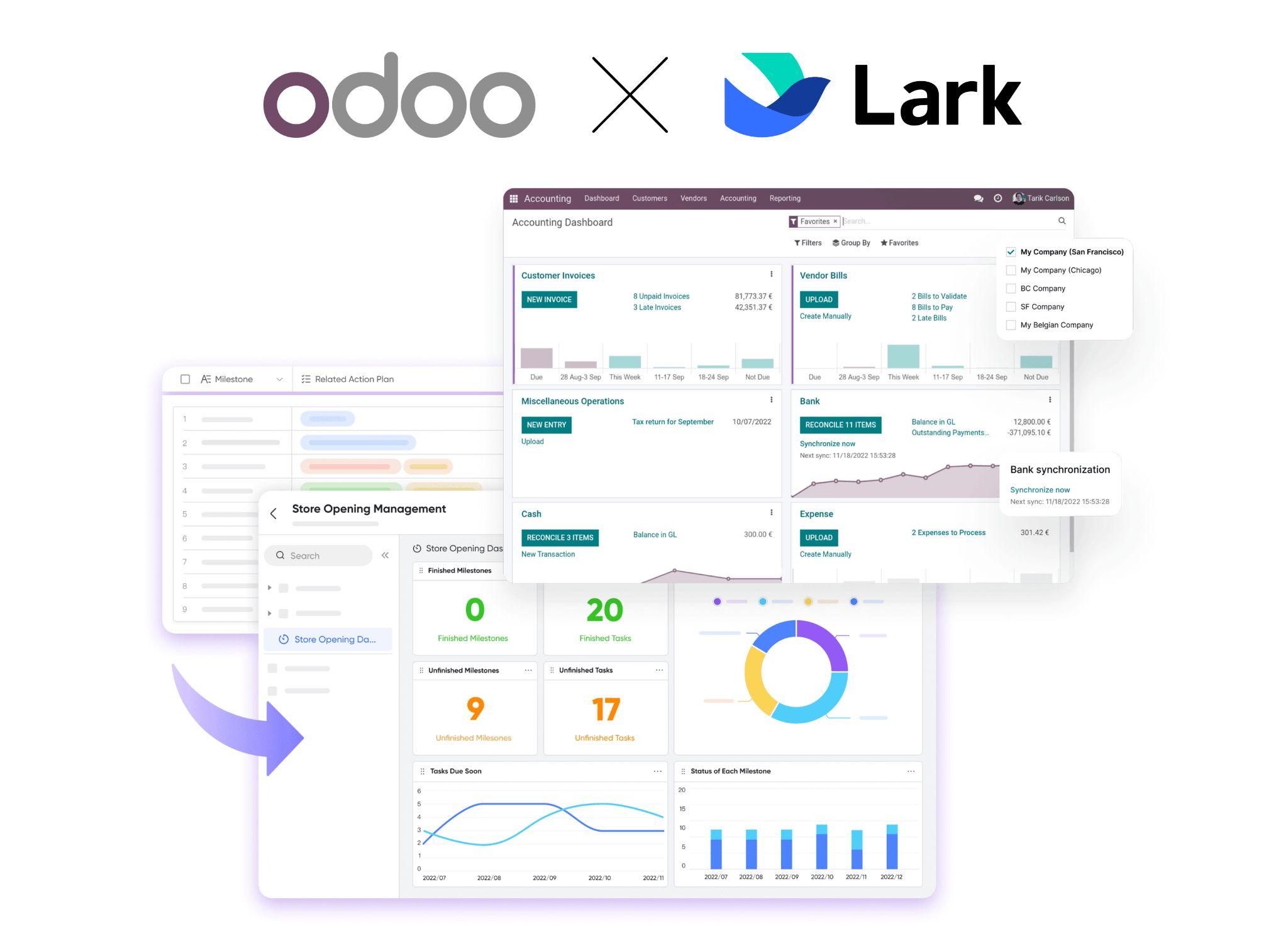 DX Unlocked với Odoo x Lark