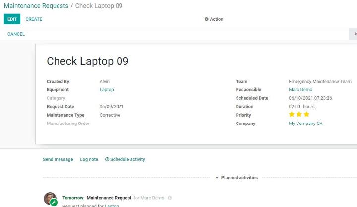 Hướng dẫn quản lý Yêu cầu bảo trì với Mô-đun bảo trì Odoo Hướng dẫn quản lý Yêu cầu bảo trì với Mô-đun bảo trì Odoo