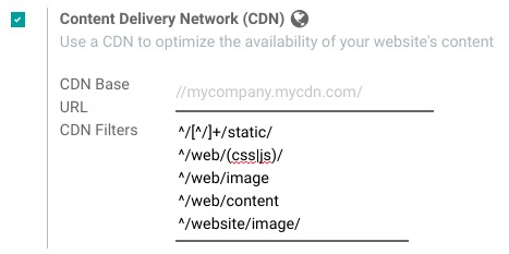 Tói ưu CDN trong tối ưu seo odoo
